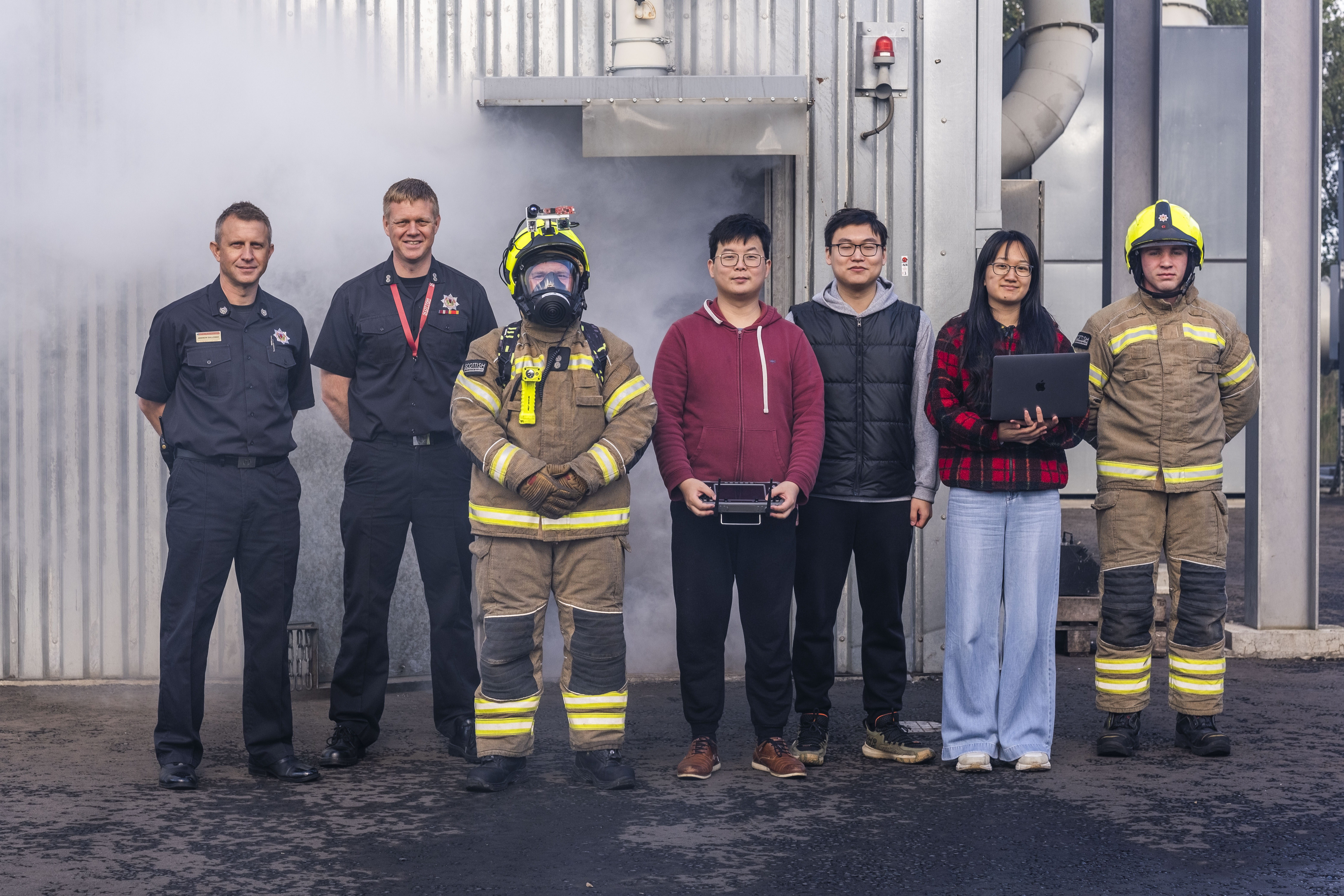 SFRS and research team from National Robotarium Chris Watt Photgraphy_159