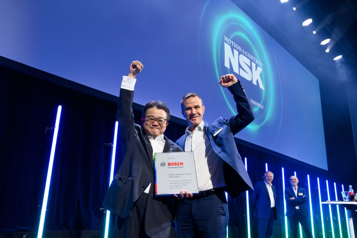 NSK awarded Bosch Global Supplier Award