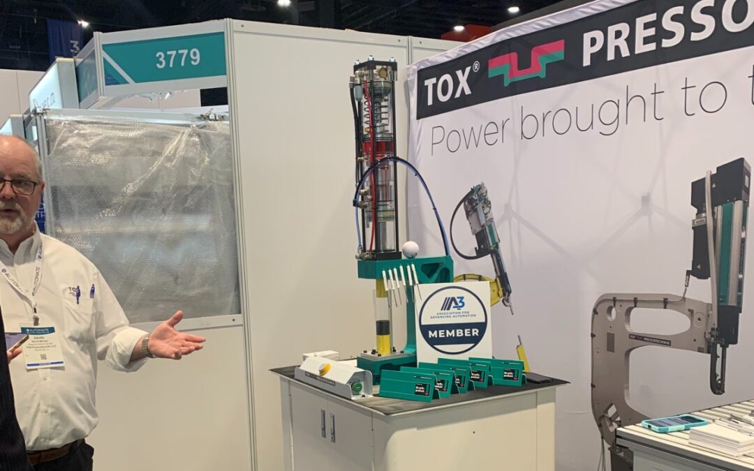 TOX PRESSOTECHNIK Display Air-to-Oil Presses at Automate 2024