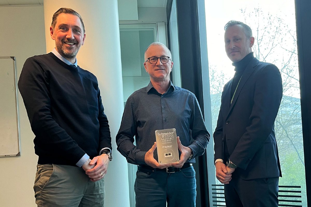 Schneider Electric Receives the 10,000,000th Anybus Module Award from HMS Networks