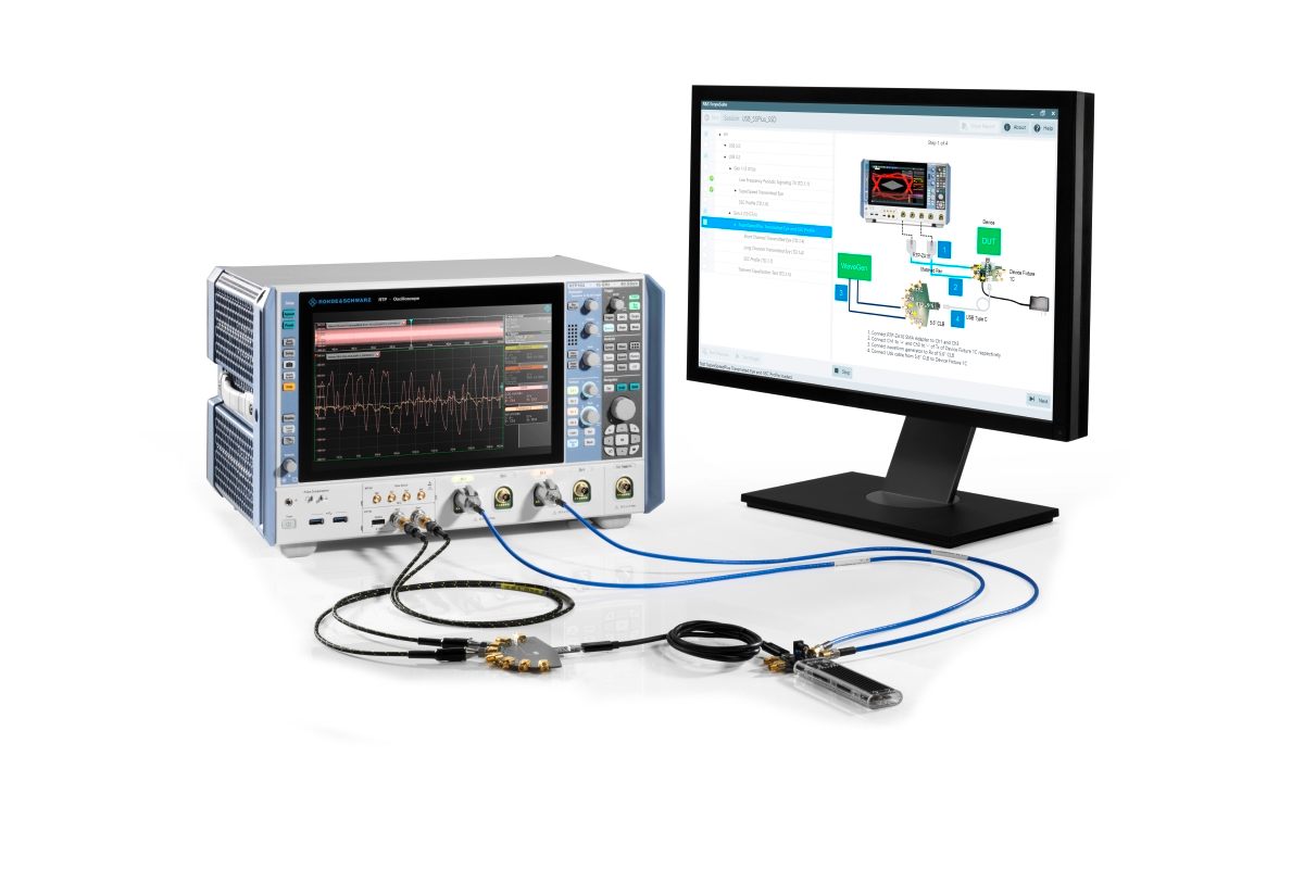 Rohde & Schwarz approved by USB-IF for USB 3.2 Gen 1 & Gen 2 transmitter and receiver compliance testing