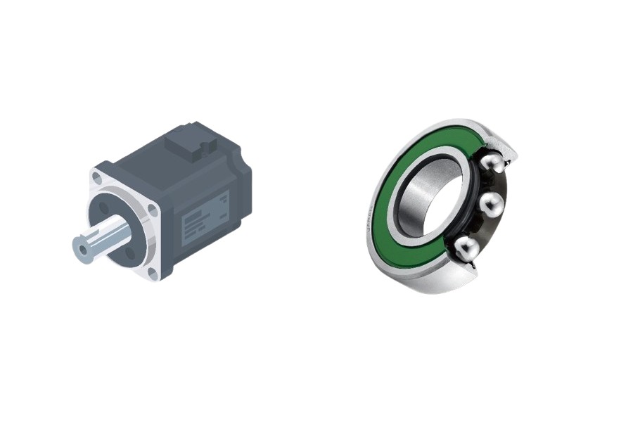 servomotor and new bearing