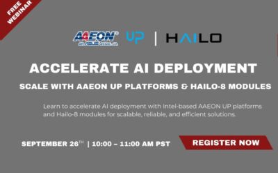 AAEON to Host Hailo for Webinar on Accelerating AI Deployment on Intel Platforms