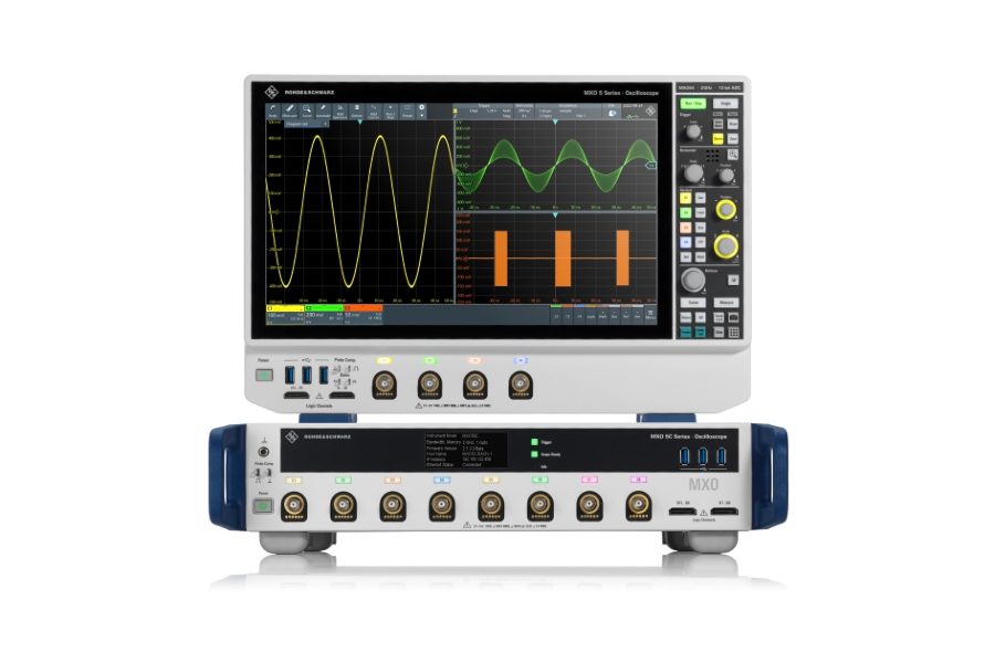 Highlights at the CETEX the MXO 5 and MXO 5C series oscilloscopes