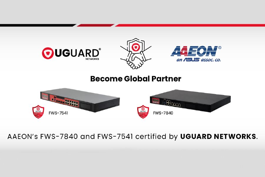 [News Image] UGUARD NETWORKS Partners with AAEON to Become Global Strategic Partners, Driving Network Solutions Worldwide_960x420-en