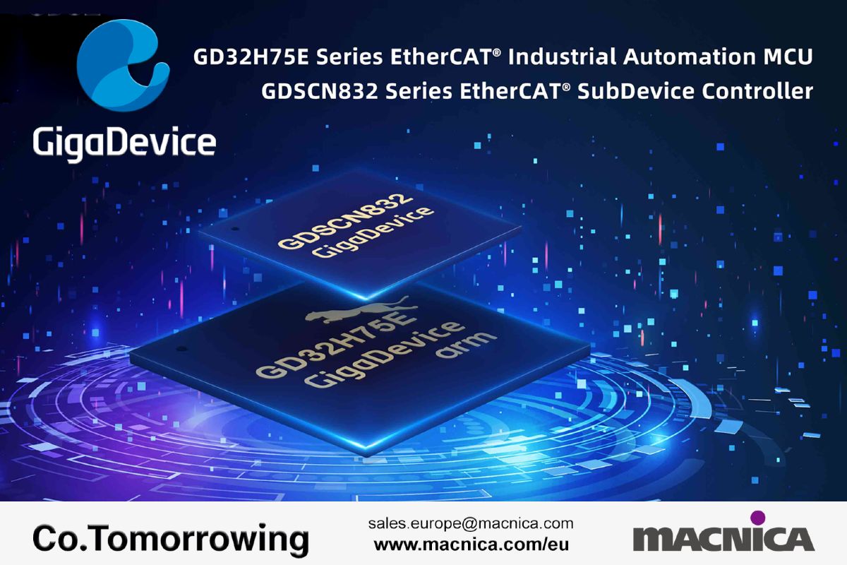 GigaDevice launches new EtherCAT® SubDevice controller chip for industrial automation