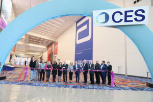 Ribbon cutting on the first day of CES 2026